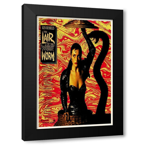 Lair of the White Worm Black Modern Wood Framed Art Print with Double Matting by Hollywood Photo Archive
