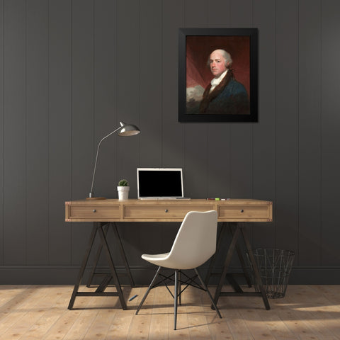 Wilson Cary Nicholas Black Modern Wood Framed Art Print by Stuart, Gilbert