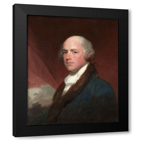 Wilson Cary Nicholas Black Modern Wood Framed Art Print by Stuart, Gilbert