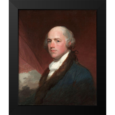 Wilson Cary Nicholas Black Modern Wood Framed Art Print by Stuart, Gilbert