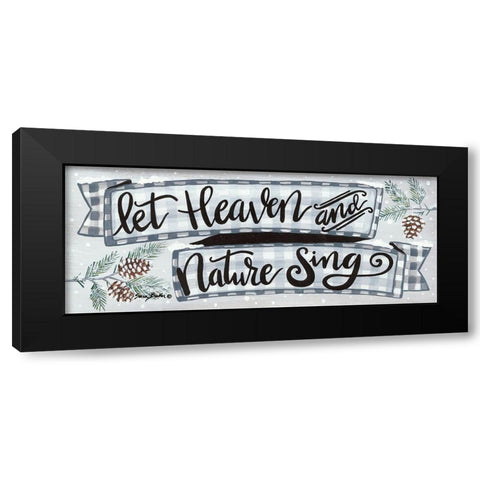 Heaven and Nature   Black Modern Wood Framed Art Print with Double Matting by Baker, Sara