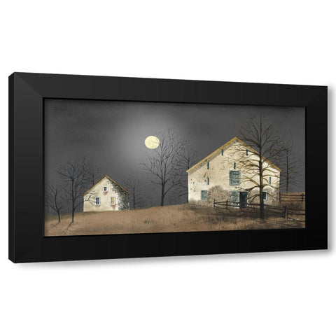 Still of the Night Black Modern Wood Framed Art Print by Jacobs, Billy