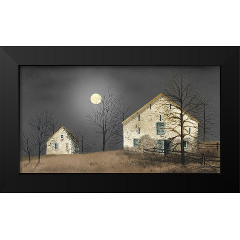 Still of the Night Black Modern Wood Framed Art Print by Jacobs, Billy