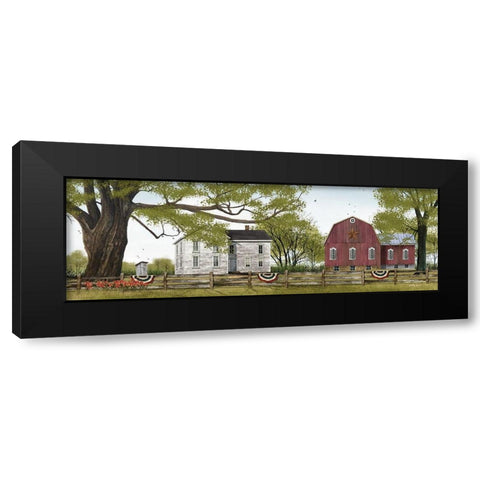 Sweet Summertime Black Modern Wood Framed Art Print with Double Matting by Jacobs, Billy