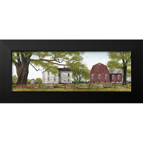 Sweet Summertime Black Modern Wood Framed Art Print by Jacobs, Billy