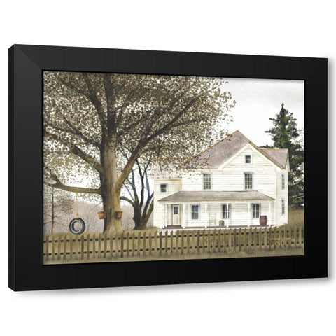 Grandmas House Black Modern Wood Framed Art Print by Jacobs, Billy