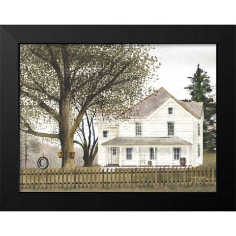 Grandmas House Black Modern Wood Framed Art Print by Jacobs, Billy