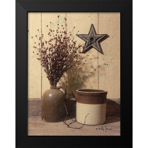 Crocks and Star Black Modern Wood Framed Art Print by Jacobs, Billy