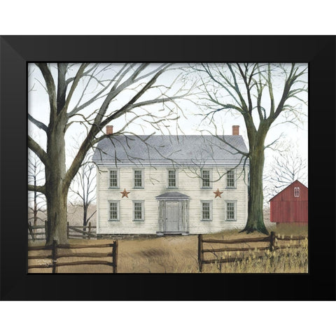 Early American Home Black Modern Wood Framed Art Print by Jacobs, Billy