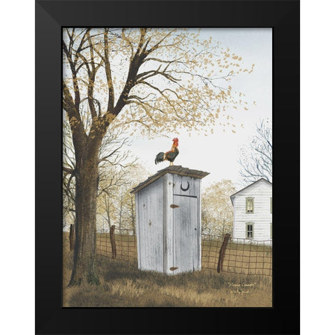 Morning Commute Black Modern Wood Framed Art Print by Jacobs, Billy
