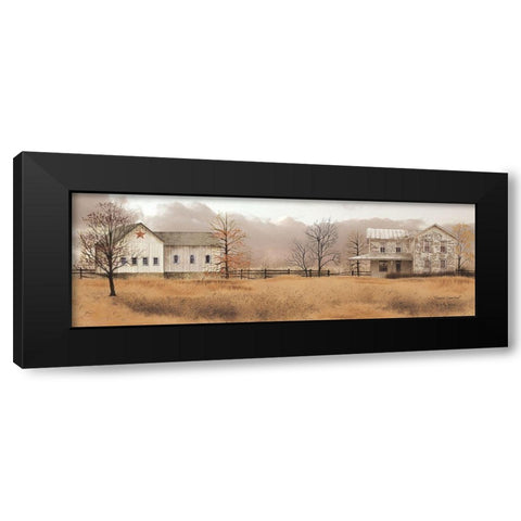 Peaceful Homestead Black Modern Wood Framed Art Print with Double Matting by Jacobs, Billy