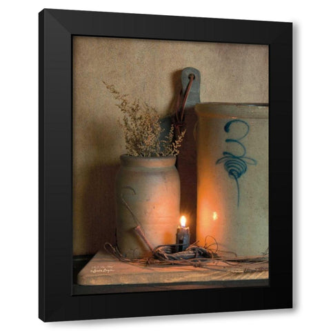 No. 3 Bee Sting Black Modern Wood Framed Art Print by Boyer, Susie