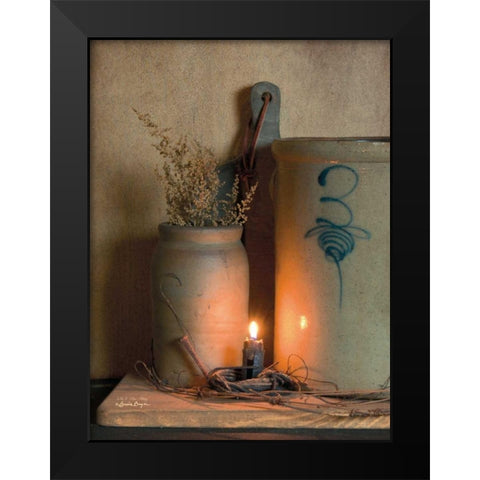 No. 3 Bee Sting Black Modern Wood Framed Art Print by Boyer, Susie