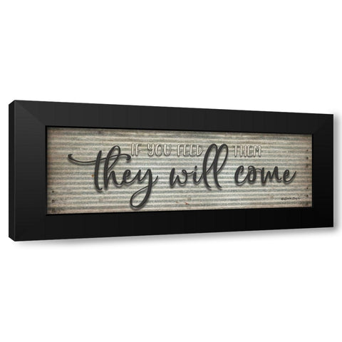 They Will Come Black Modern Wood Framed Art Print by Boyer, Susie