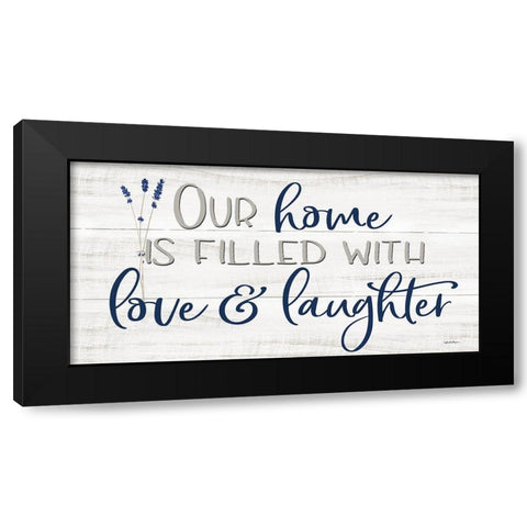 Our Home… Black Modern Wood Framed Art Print by Boyer, Susie