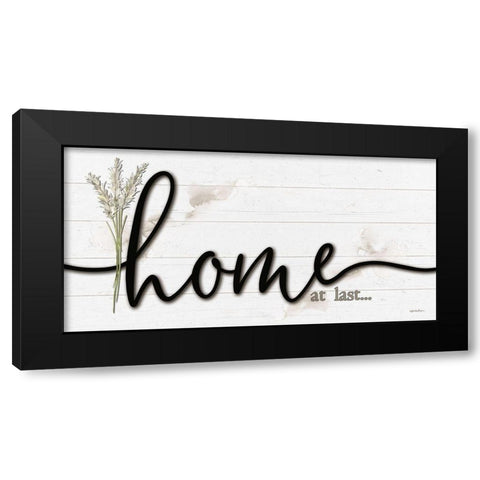 Home at Last Black Modern Wood Framed Art Print with Double Matting by Boyer, Susie