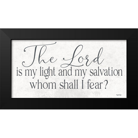 The Lord Black Modern Wood Framed Art Print by Boyer, Susie