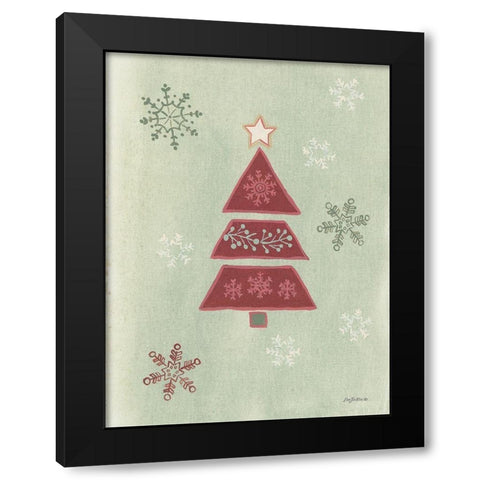 Holiday Cheer III Black Modern Wood Framed Art Print with Double Matting by Britton, Pam