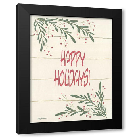 Holiday Fun IV Black Modern Wood Framed Art Print by Britton, Pam