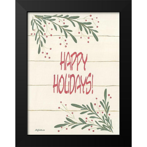 Holiday Fun IV Black Modern Wood Framed Art Print by Britton, Pam