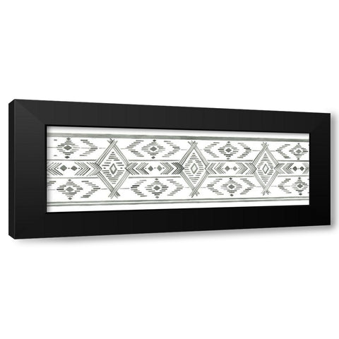 Tribal Print II Black Modern Wood Framed Art Print by Jacobs, Cindy