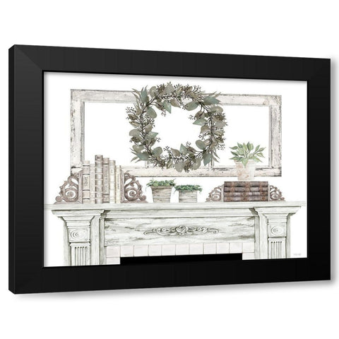 Timeless Beauty Black Modern Wood Framed Art Print with Double Matting by Jacobs, Cindy