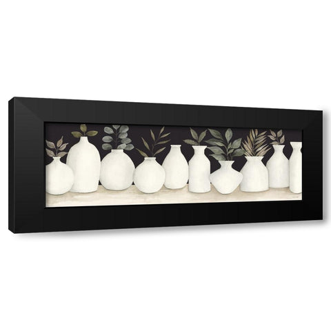 Ebony and Ivory Black Modern Wood Framed Art Print by Jacobs, Cindy