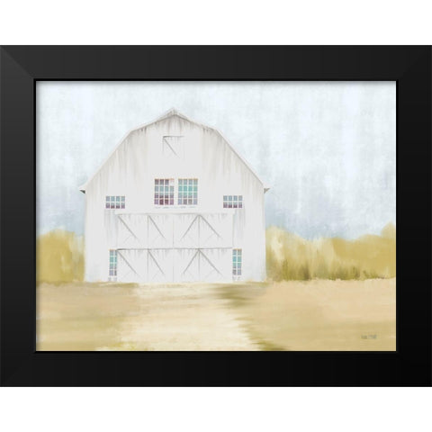 Autumn Barn    Black Modern Wood Framed Art Print by House Fenway