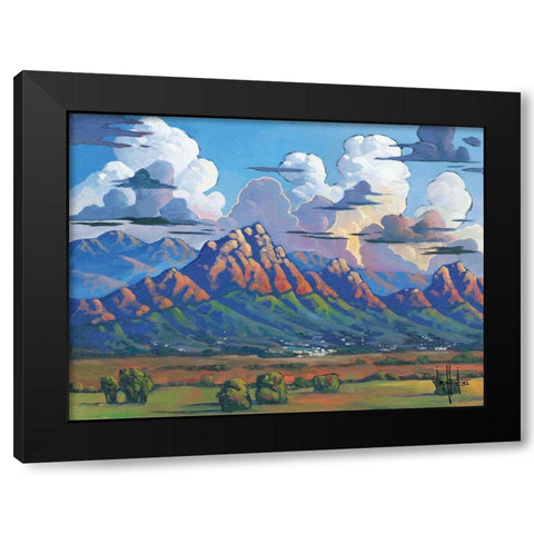 The Heavens Declare… Black Modern Wood Framed Art Print by Hawkins, William