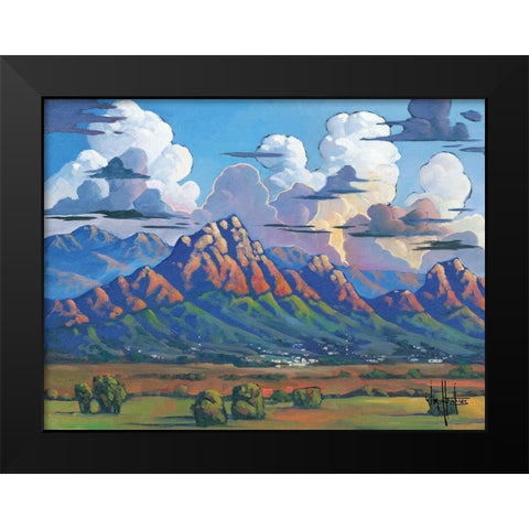 The Heavens Declare… Black Modern Wood Framed Art Print by Hawkins, William