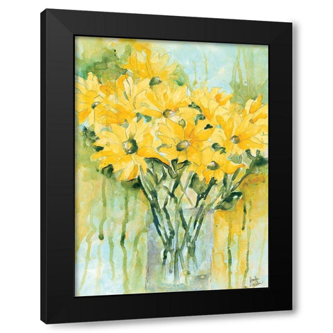 Vase of Cheer Black Modern Wood Framed Art Print with Double Matting by Holden, Jennifer