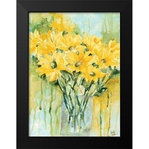 Vase of Cheer Black Modern Wood Framed Art Print by Holden, Jennifer