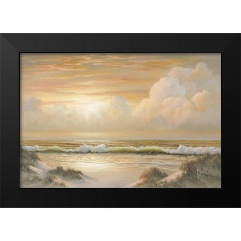 Dusk Black Modern Wood Framed Art Print by Jaxn Blvd.