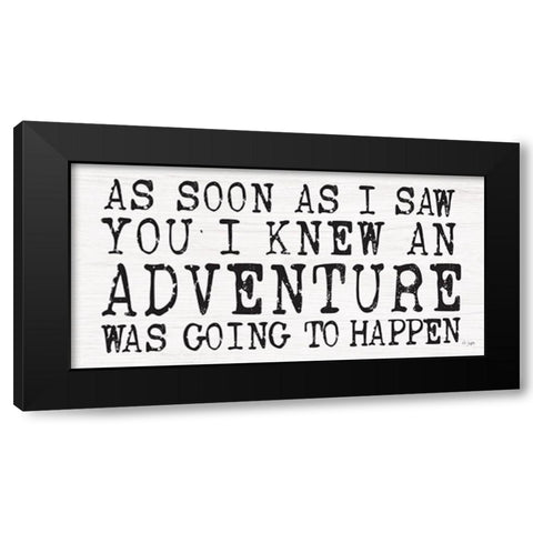 Adventure Black Modern Wood Framed Art Print with Double Matting by Jaxn Blvd.