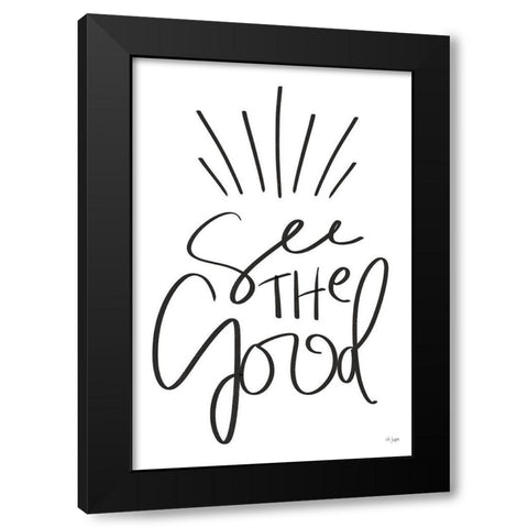 See the Good Black Modern Wood Framed Art Print with Double Matting by Jaxn Blvd.