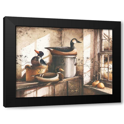 Crocks and Foul Black Modern Wood Framed Art Print with Double Matting by Rossini, John
