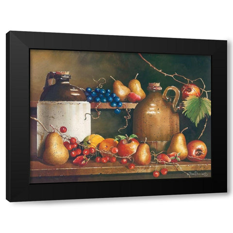 A Passion for Fruit Black Modern Wood Framed Art Print by Rossini, John
