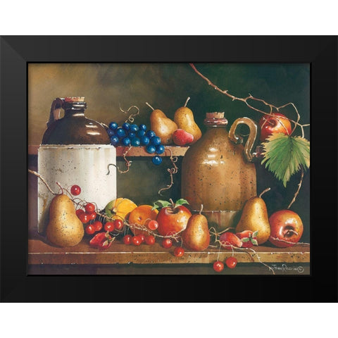 A Passion for Fruit Black Modern Wood Framed Art Print by Rossini, John