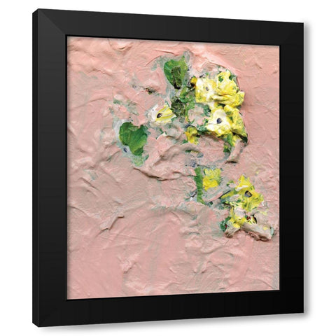 Trampled Beauty Black Modern Wood Framed Art Print with Double Matting by Kamdon Kreations