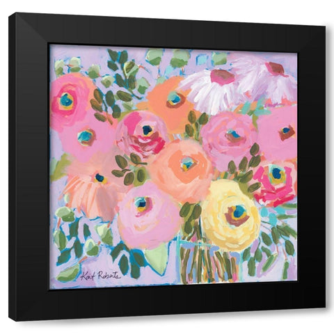 Lunch with Maxine Black Modern Wood Framed Art Print by Roberts, Kait