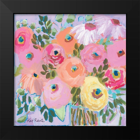 Lunch with Maxine Black Modern Wood Framed Art Print by Roberts, Kait