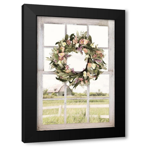 Summer View Black Modern Wood Framed Art Print by Deiter, Lori
