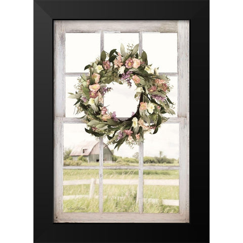Summer View Black Modern Wood Framed Art Print by Deiter, Lori