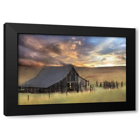 Sunshine Will Follow Black Modern Wood Framed Art Print by Deiter, Lori
