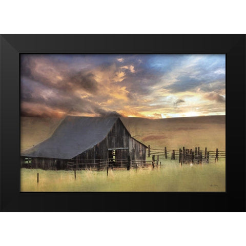 Sunshine Will Follow Black Modern Wood Framed Art Print by Deiter, Lori