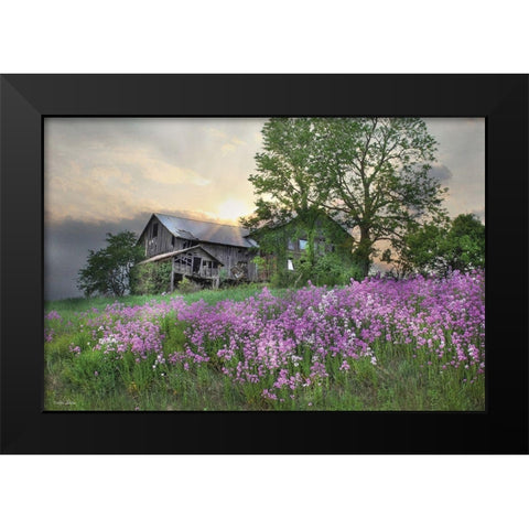 Country Living Black Modern Wood Framed Art Print by Deiter, Lori