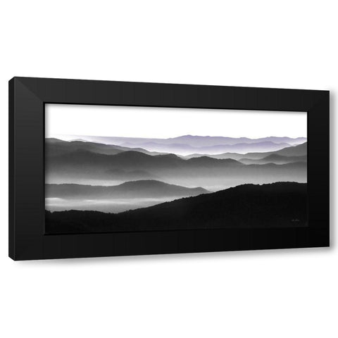 Elegant Layers II Black Modern Wood Framed Art Print with Double Matting by Deiter, Lori