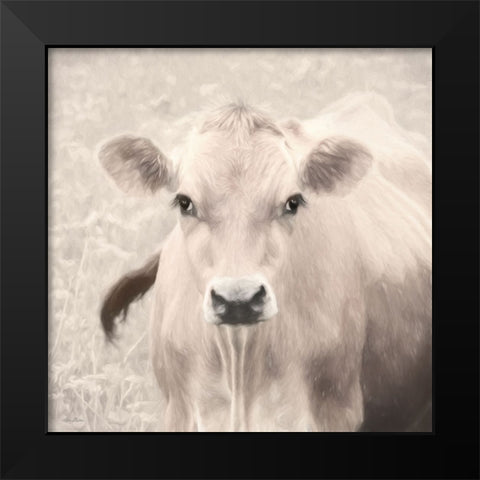 Nellie Black Modern Wood Framed Art Print by Deiter, Lori