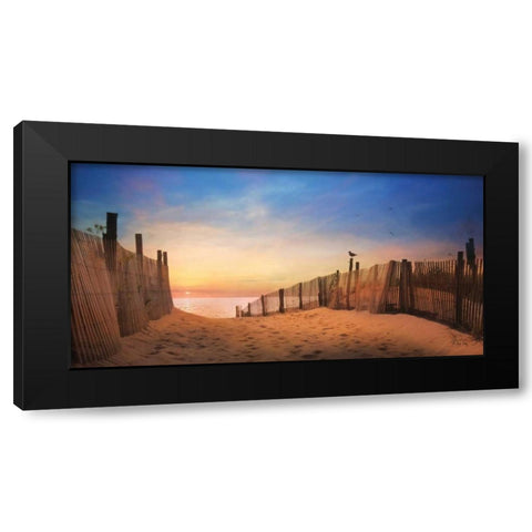 A New Day Black Modern Wood Framed Art Print with Double Matting by Deiter, Lori