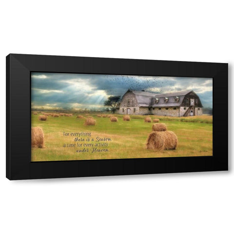 A Time to Reap Black Modern Wood Framed Art Print with Double Matting by Deiter, Lori